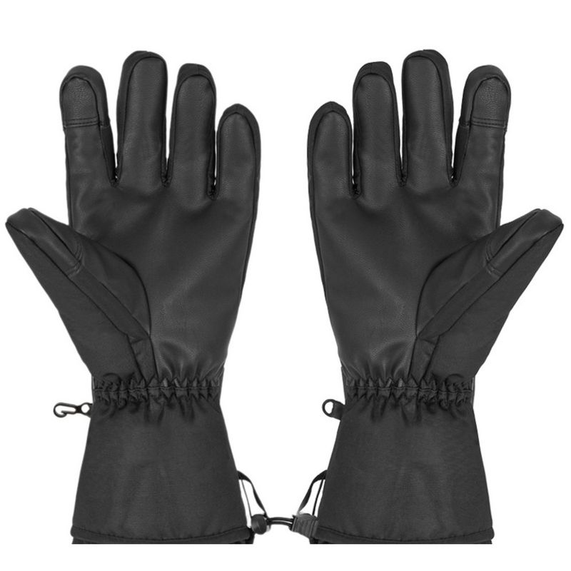 Winter Beheizte Touchscreen Wiederaufladbare Fünf-Finger Heizung Sport Skifahren Elektrische Thermo Handschuhe_voghion.com