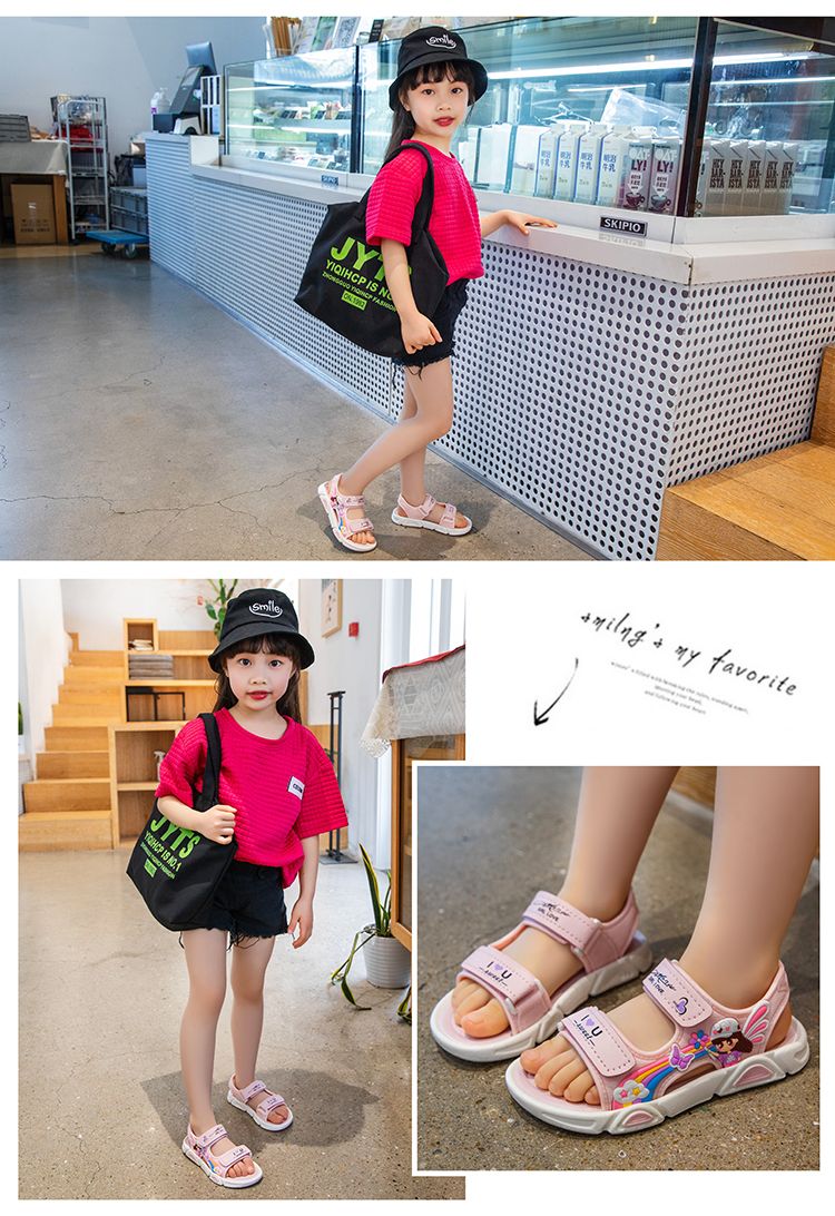 Girl Summer Princess Cute Soft Bottom Sandals_voghion.com