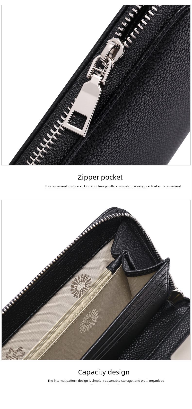 Women's Wallet, Men's Wallet, Rfid Anti-theft Brush, Pu Women's Wallet, Large-capacity Long Women's Multi-slot Wallet_voghion.com