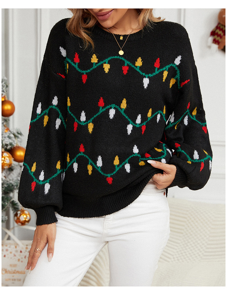 Women's Knitted Shawl With Loose Hollowed-out Knitted Blouse With Sleeves And Pullovers. Thin Knitted Sweater_voghion.com