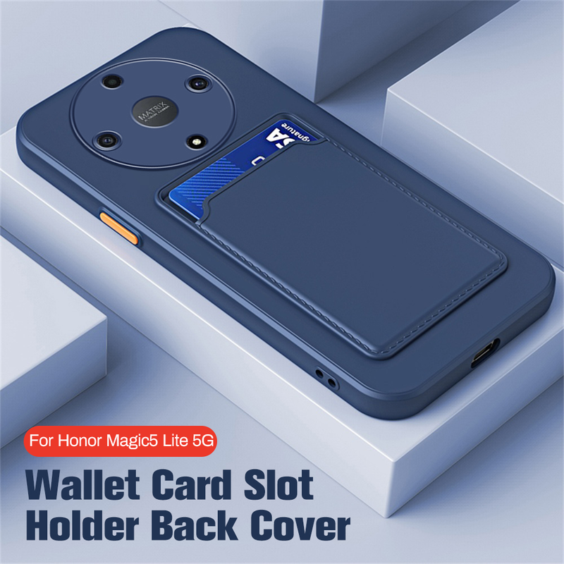 Flüssigkeit Silikon Fall Für Honor Magie 5 Lite X8 X7 X8A X7A Funda Für Huawei P30 Pro P40 Lite Nova 9 8i Karte Slot Halter Tasche Abdeckung_voghion.com