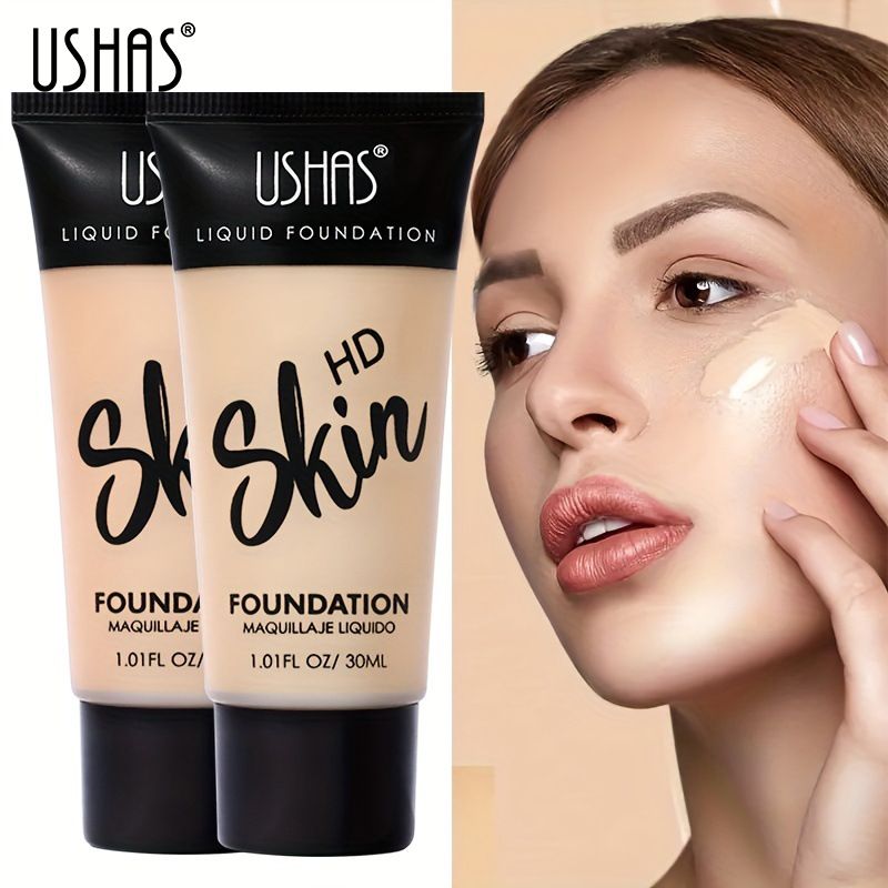 USHAS4 Farbe Wasserdicht Concealer Flüssigkeit Langlebig Gesicht Foundation Make-up Reparatur Und Isolation Creme Make-Up Front Milch_voghion.com