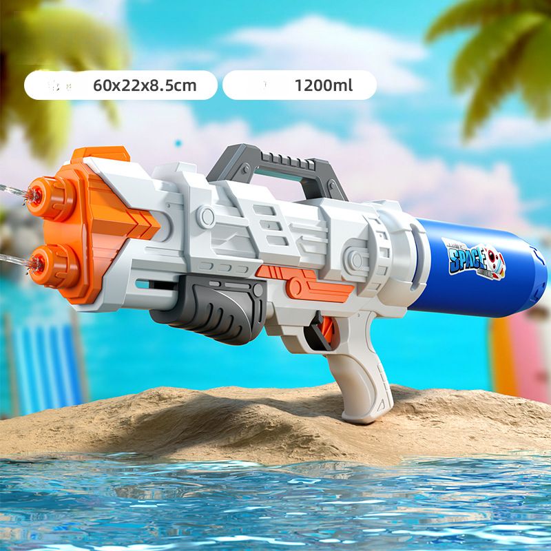 Pistola ad acqua giocattolo per bambini, grande, estraibile, di grande capacità, per spruzzi d'acqua da spiaggia, per combattere con l'acqua, per esterni_voghion.com