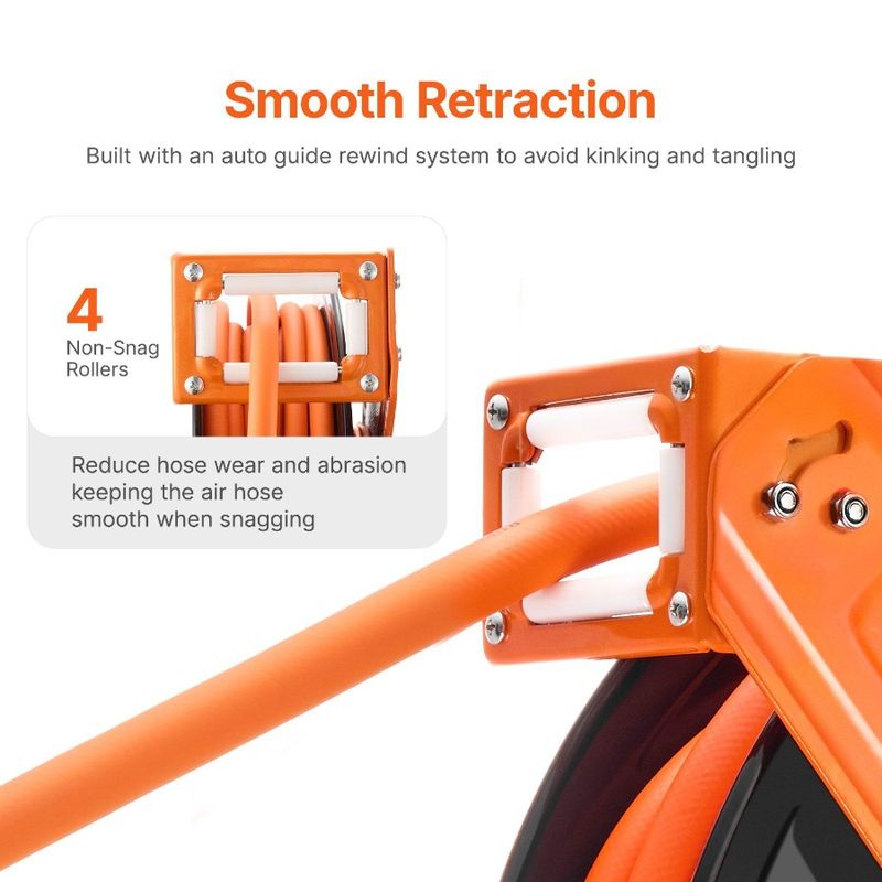 FT X Retractable Reel 1 Reel PSI Hose Air Max IN Air Hybrid 300 Hose 50 2_voghion.com