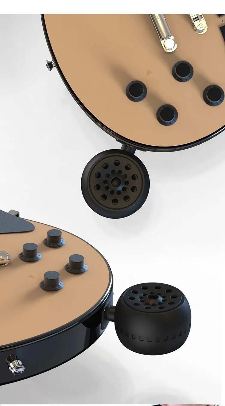 Mini-Bluetooth-Lautsprecher, kabellose Musik-Soundbox, tragbarer Lautsprecher mit 6,35-mm-Adapter für elektrische Gitarre_voghion.com