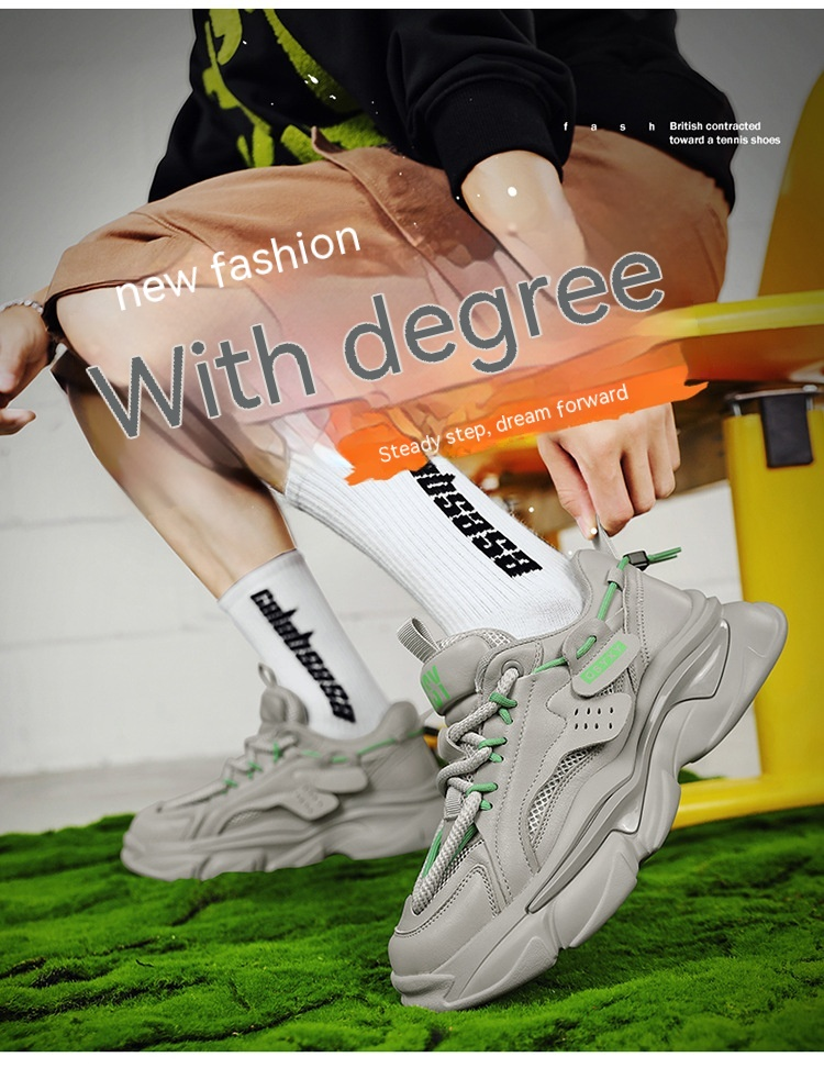 Herren-Sportschuhe, Freizeitschuhe, Turnschuhe, Mesh-Gummisohle, Fußgewölbeunterstützung_voghion.com