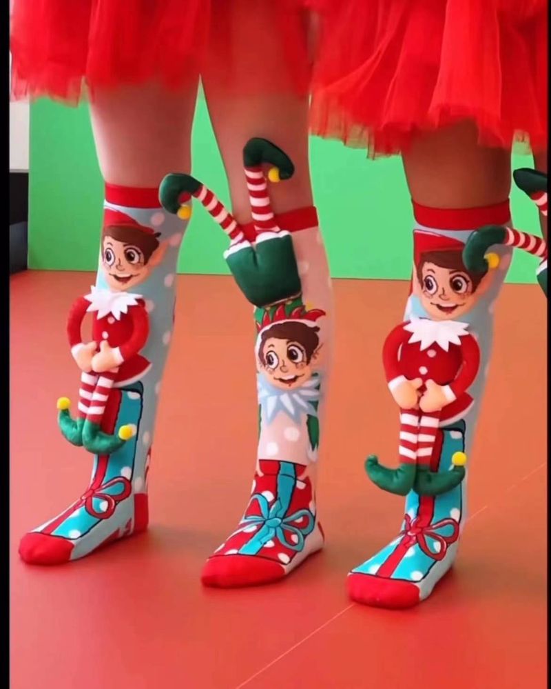 Șosete bijuterii pentru copii cu celebrități de pe internet, șosete personalizate cu desene animate cu rață și fundă, fete, prințesă_voghion.com