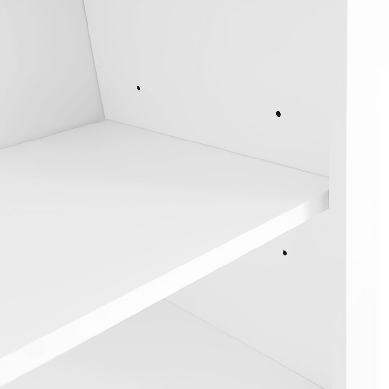 Garderoben-Set Mit Bank Und Schuhablage, 3 Haken, Stauraum, H190xB120xT40 Cm, Weiß_voghion.com