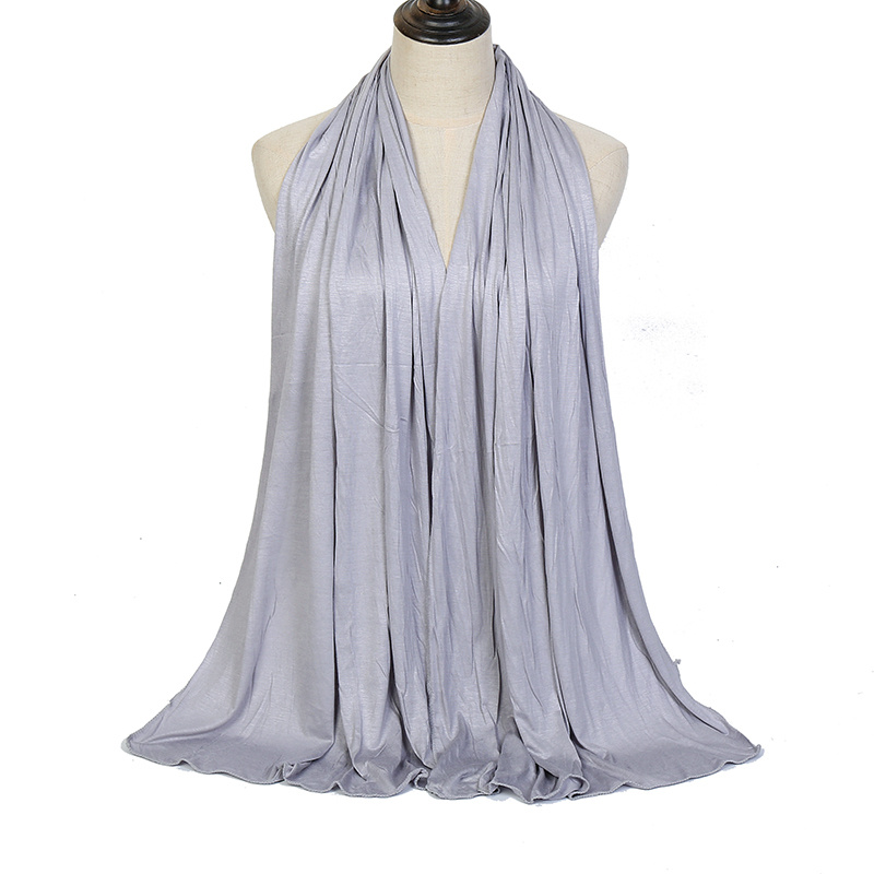 Dehnbarer Hijab, großer, schlichter Maxi-Schal, Schal, hochwertiger, warmer Wickelschal, Geschenke zum Eid, Muttertag_voghion.com