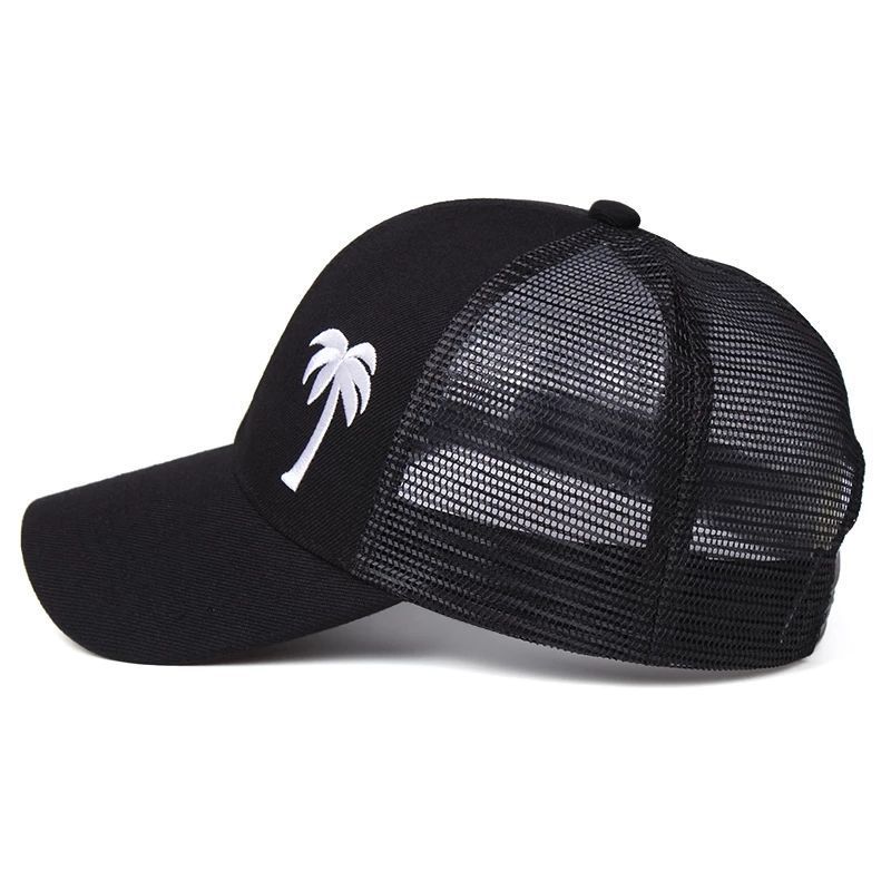 Casquette de baseball pour homme Chapeau en maille respirante Chapeau de conducteur de camion de pêche en plein air_voghion.com