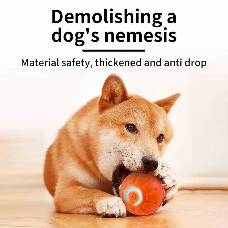 Smart Toy Dogs, Electronic Interactive Pet Toy, Ball, USB, Automatic Moving Jumping Ball For Puppies, Birthday Gift, Cat By PawParty Store_voghion.com