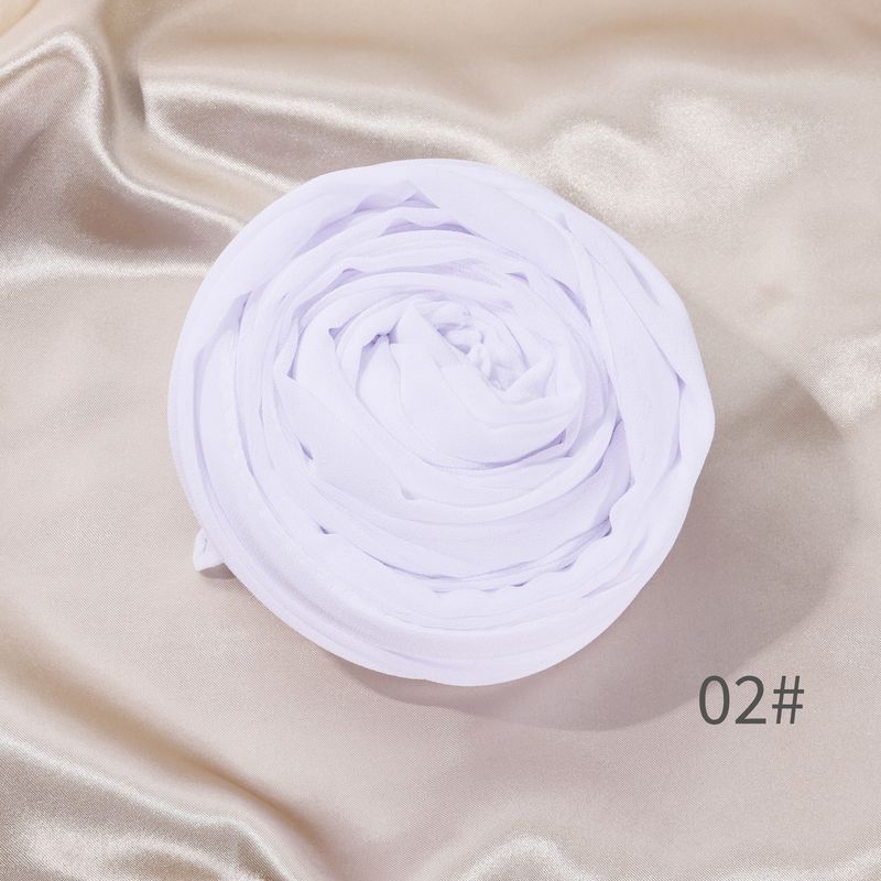 Chiffon Women's Head Wrap Long Scarf High-Quality Windproof Sandproof Headscarf All-Season Muslim Shawl_voghion.com