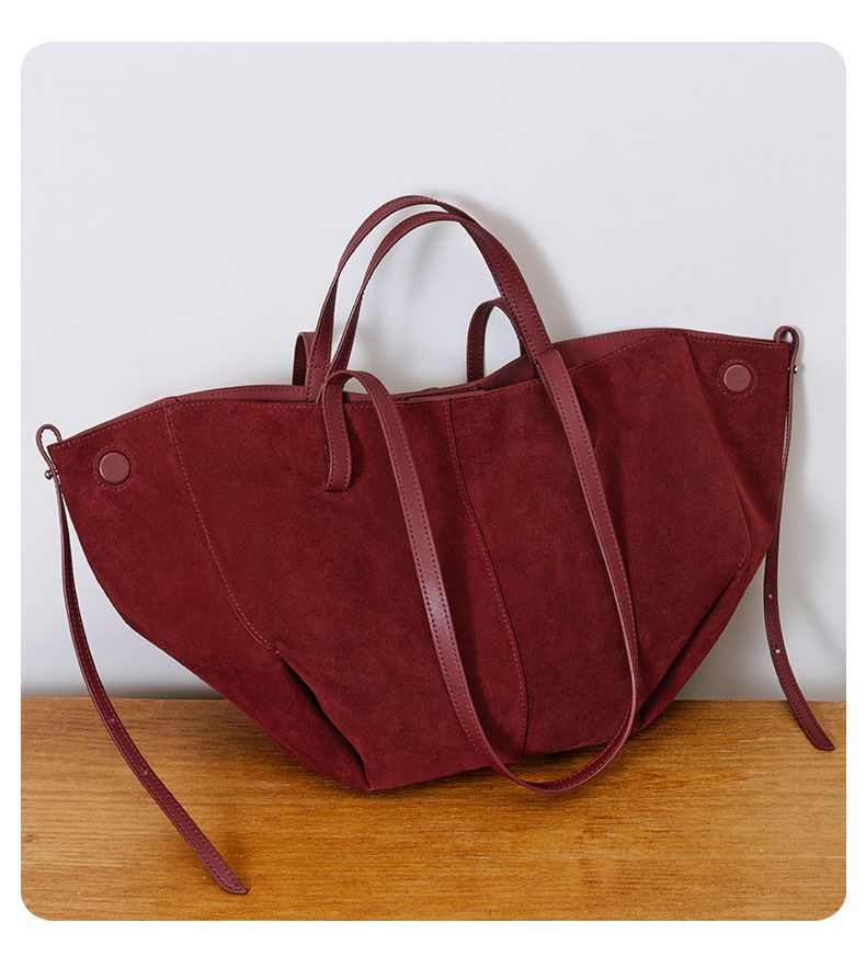 Borsa a tracolla da donna in vera pelle, di alta qualità e di lusso, di grande capacità, con design di nicchia_voghion.com