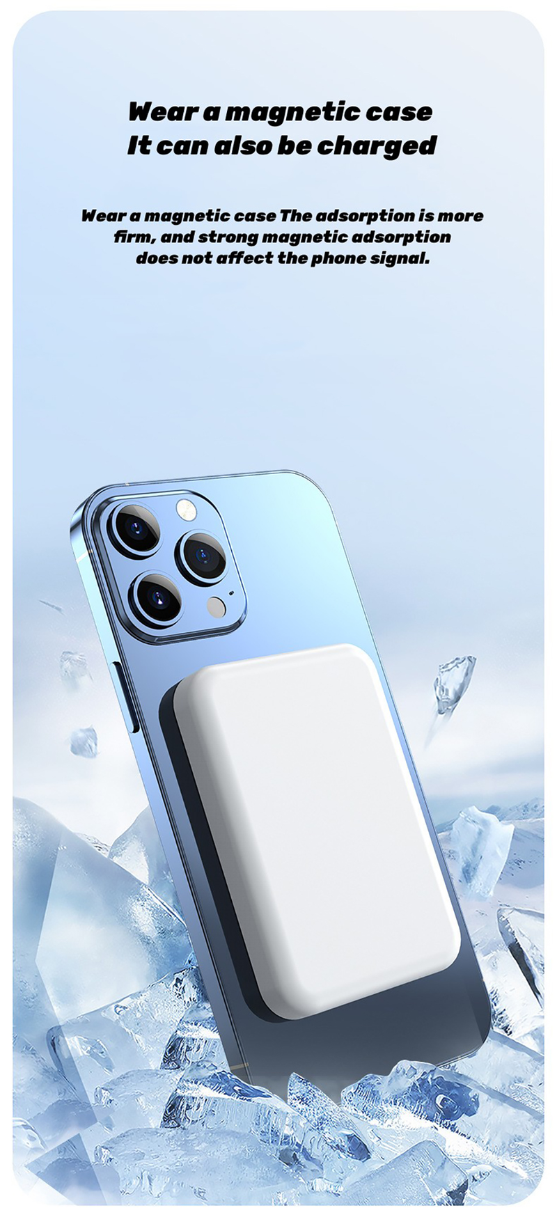 Wireless Powerbank 15W Bateria Portatil Para Celular Fast Charge Power Bank za Iphone 12 13 14 15 Pro Max Mini_voghion.com