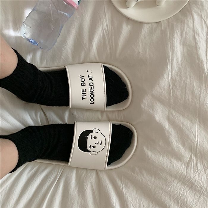 Thin Strip Ins Hong Kong Style Trendy Flats Slippers_voghion.com