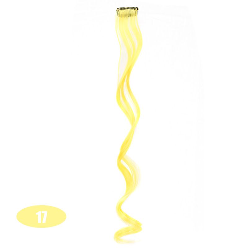 Tinta per capelli ricci alla moda, tinta per orecchie, una carta colorata, un pezzo, parrucca per capelli ricci lunghi, una carta, pezzo per capelli con onde grandi e colorate_voghion.com
