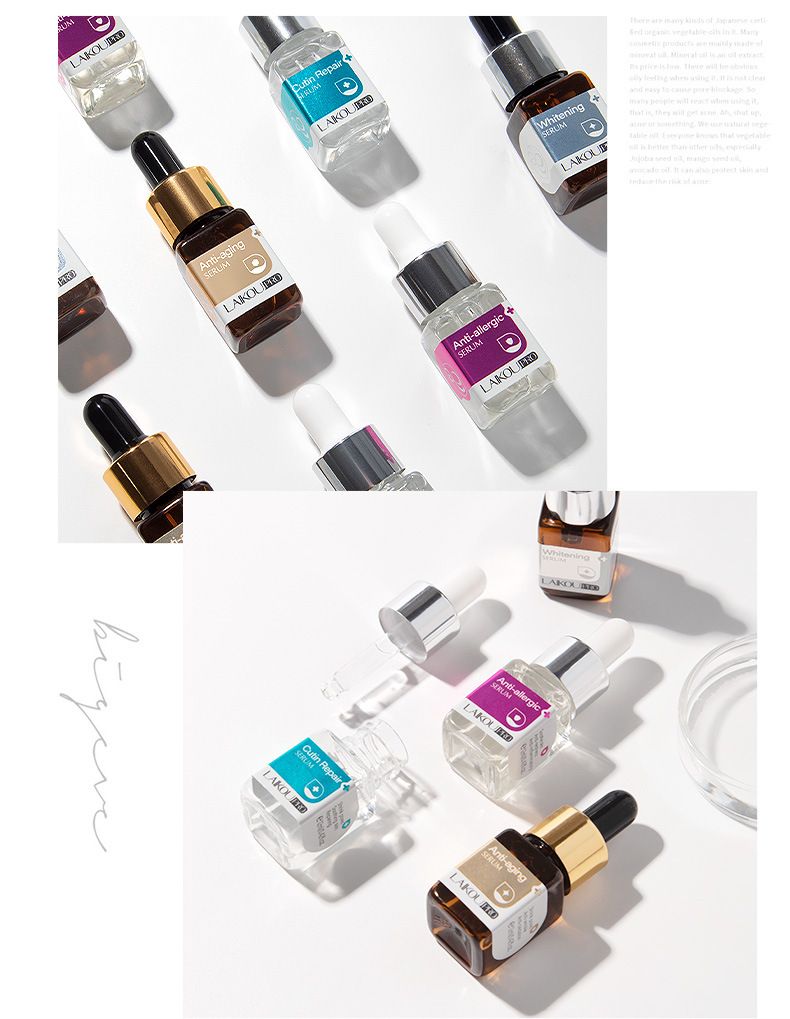 Scrub e trattamenti per il corpo LAIKOU PRO Four Color Essence 12 ml Prodotti idratanti e nutrienti per la cura della pelle Confezione in inglese_voghion.com