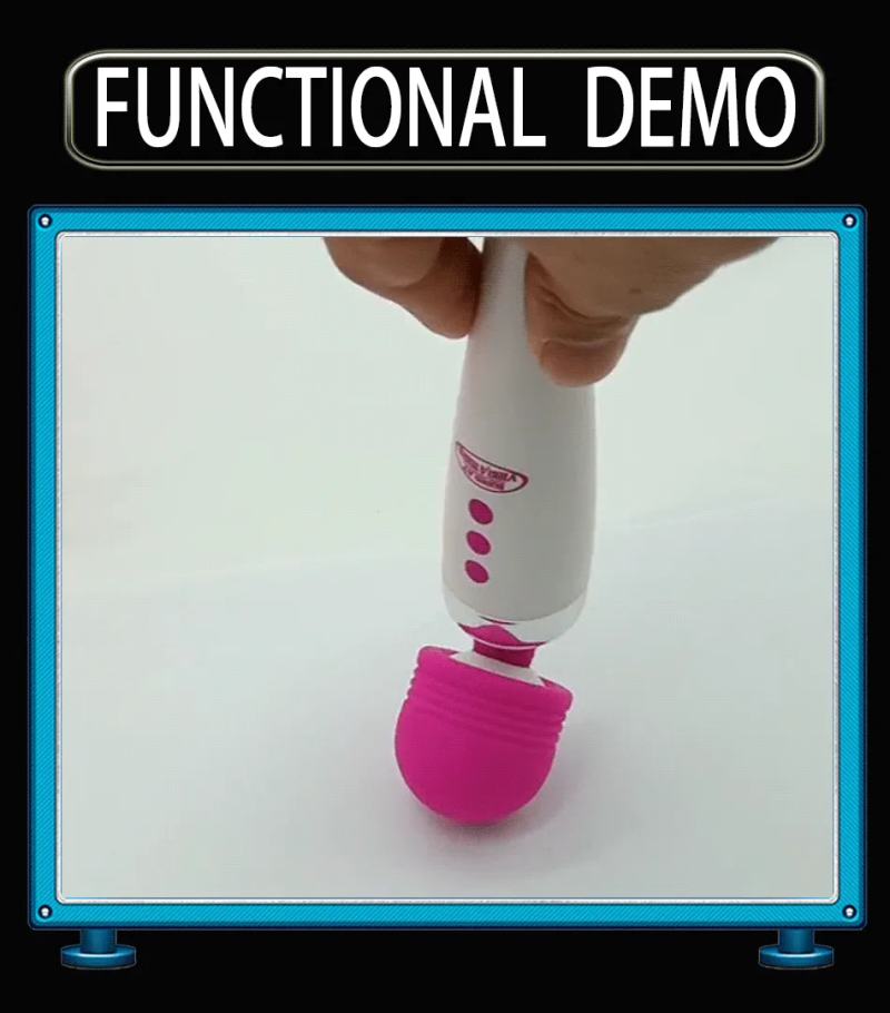 12 velocità vibratore del coniglio giocattoli del sesso donna bacchetta magica vibratori del punto G per le donne stimolatore del clitoride Gode Vibran_voghion.com