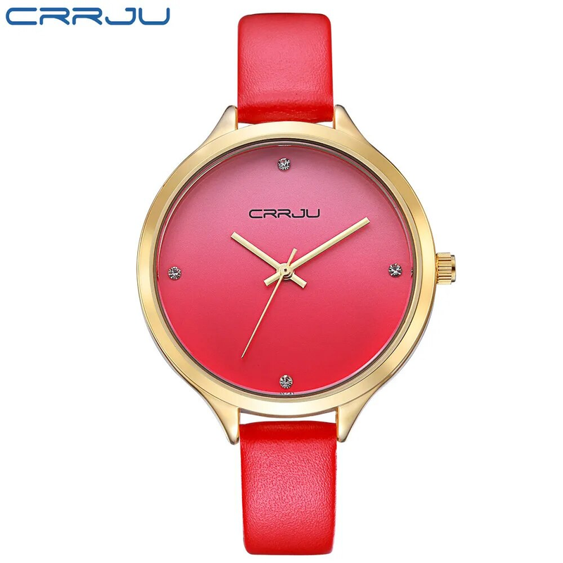 Oro rosa Donna es Lusso Alta qualità Resistente all'acqua Femme Top in pelle Abito da donna Polso es_voghion.com