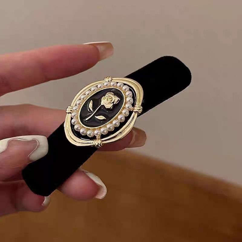 Nuova forcina coreana in velluto per donna, piccola forcina per frangia laterale in stile profumato, forcina per capelli di alta qualità, elegante accessorio per capelli_voghion.com