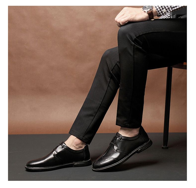 Hochwertige Lederschuhe für Herren, Freizeitschuhe für Herren, weiche Überschuhe_voghion.com