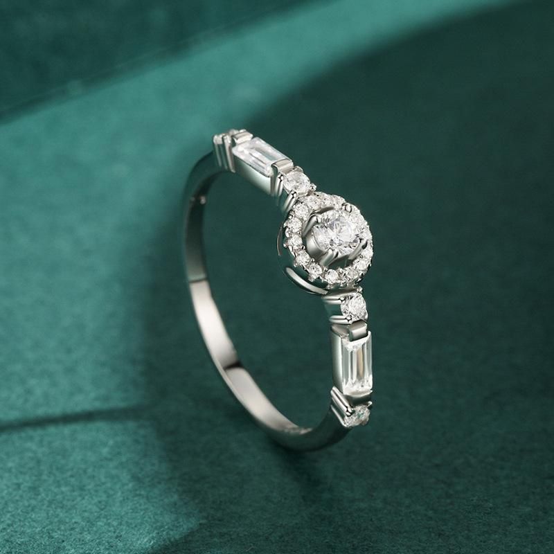Tancise Anello in argento con zirconi classici Gioielli da donna Promessa di nozze Regalo per feste_voghion.com
