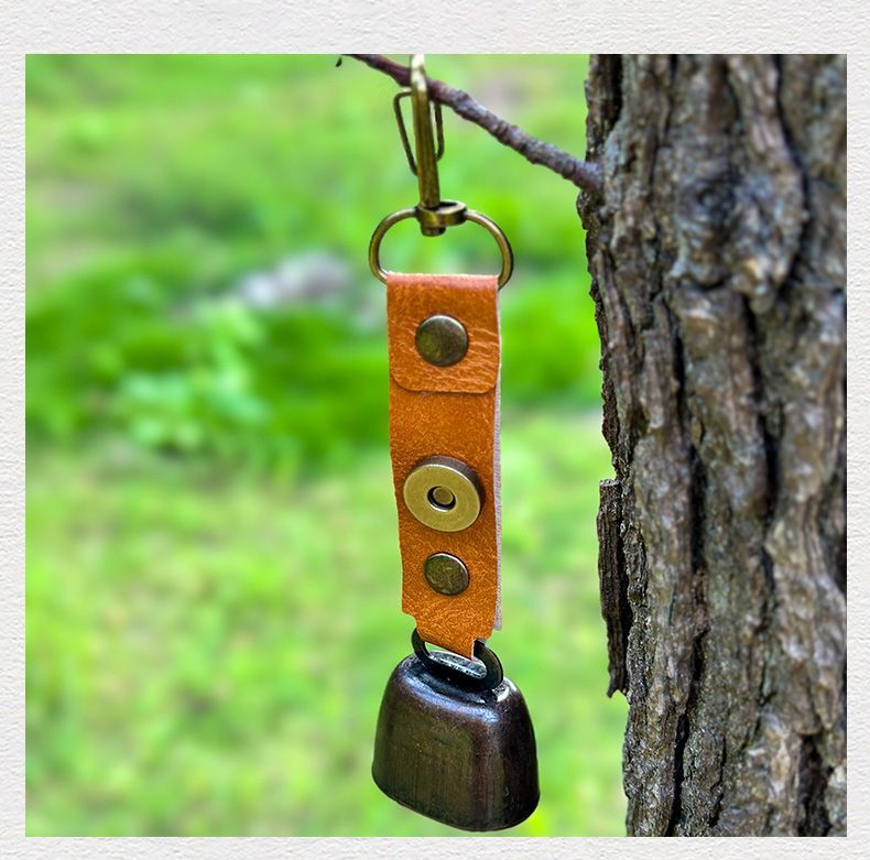 Outdoor Bear Repeent Camping Atmosphere Wind Chime Pendant Accessory Keychain Hiking Reminder Pet Hanging Ornament_voghion.com