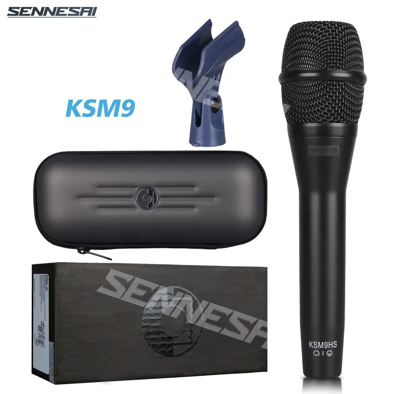 High QualityKSM9 Professional Dynamic Handheld Karaoke Wired Microphone With Clip Stereo Studio Mic_voghion.com