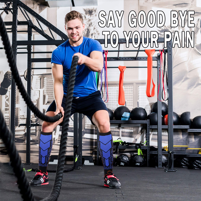 Pair Compression 1 Socks Graduated Crossfit Training Running Recovery Cycling Travel Socks Outdoor Men Wom_voghion.com