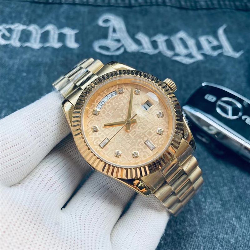 Laojia 40Mm Dual Calendar Men's 904L Automatic Mechanical Waterproof Watch Station West_voghion.com