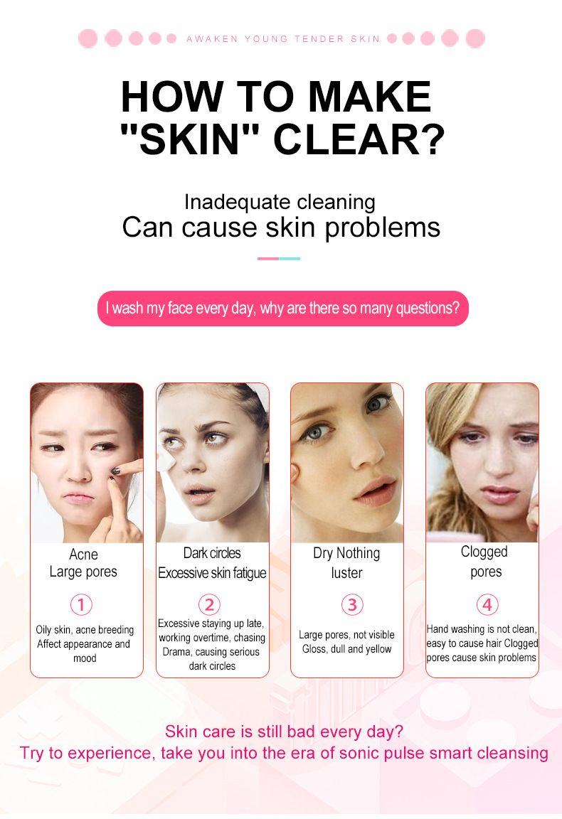 3-in-1 Electric Facial Cleanser Rotating Massage Face Brush Blackhead Pore Cleaner Deep Cleansing_voghion.com