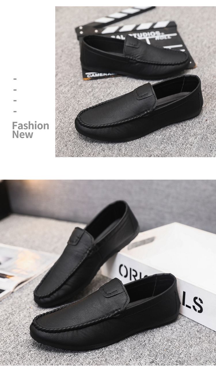 SHLIANG Herren Halbschuhe Mode Bootsschuhe Marke Leder Mokassins Herrenschuhe Herren Bequeme Freizeitschuhe für Herren Y0169_voghion.com