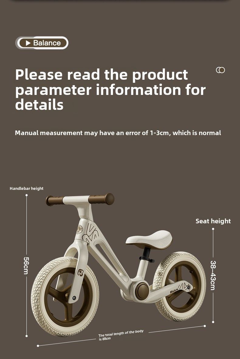 Bicicleta de equilíbrio infantil 1-3 anos 3-6 anos bebê bicicleta de duas rodas scooter scooter infantil scooter carrinho de bebê_voghion.com