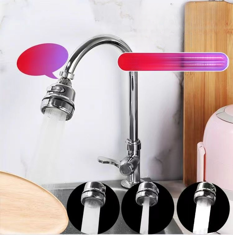 Filtro anti-spruzzi per rubinetto, prolunga universale per doccia, risparmio idrico_voghion.com