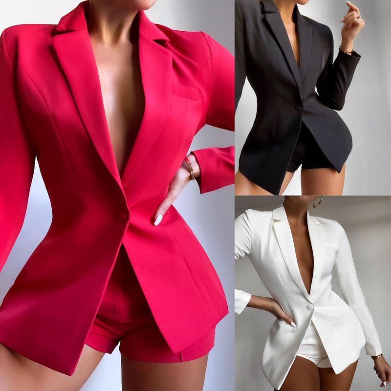 2024 Autumn/Winter New Commuter Casual Suit INS Women's Loose One Button Two Piece Set_voghion.com