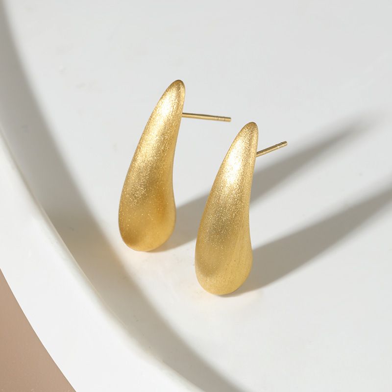 Hõbedast jäätunud veepiiskadega kõrvarõngad, nišš, minimalistlik, mitmekülgne, retro, elegantne, Korea stiilis ehe, naistele, tipptasemel_voghion.com