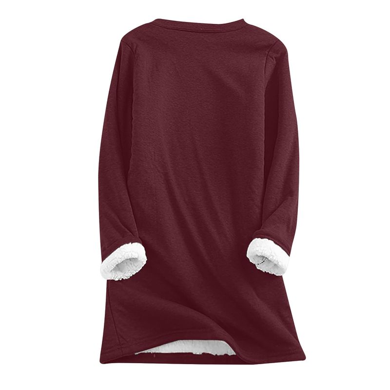 Abbigliamento donna autunno e inverno nuovo velluto caldo fondo serie stampata_voghion.com