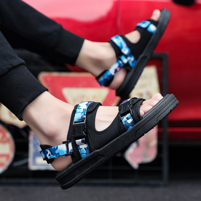 Herenschoenen Lage hak Sliders Sandalen Buitensporten Zomer Zomer Strandschoenen voor heren_voghion.com
