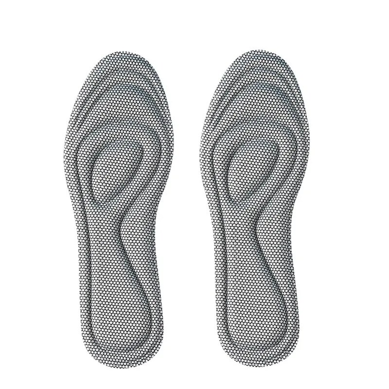 Plantillas de espuma viscoelástica para hombre y mujer, plantilla deportiva de masaje Nano antibacteriano para pies, cuidado ortopédico, 1 par_voghion.com