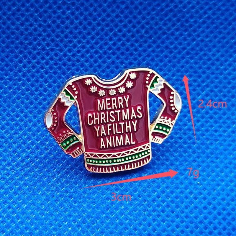 Brooch Enamel Badge Red Sweater Metal Pin Fashion Lapel Dirty Animal_voghion.com