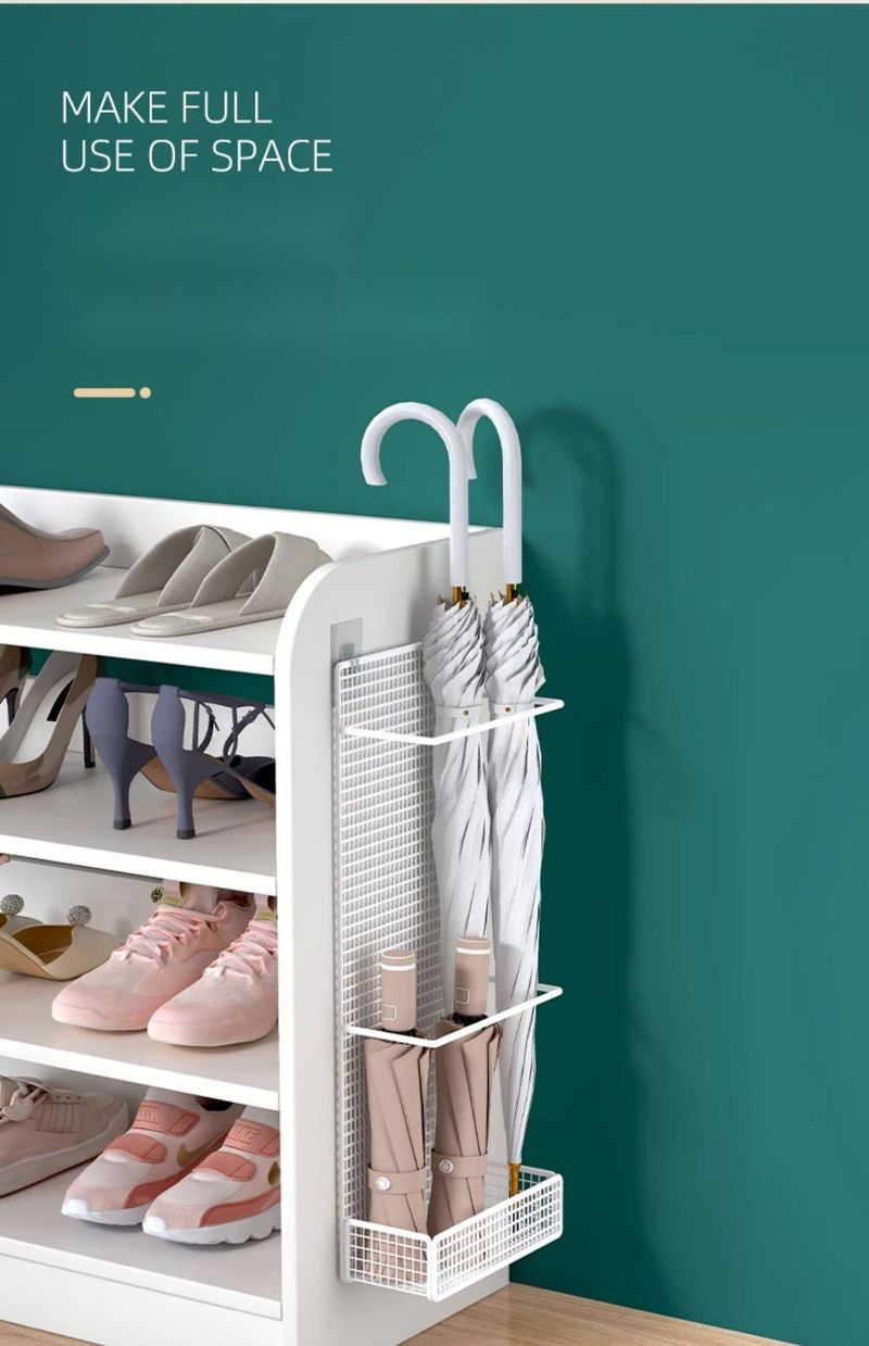 Supporto per porta, senza foratura, da parete, per riporre ombrelli commerciali, con manico lungo, organizer per uso domestico_voghion.com