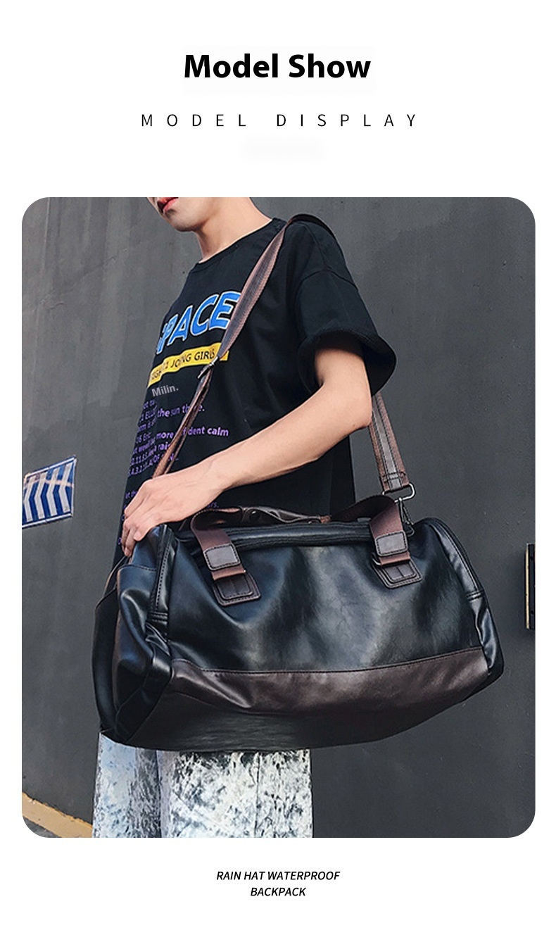 New Men's Travel Shoulder Large Capacity For Shoes Fashionable Fiess Bag Handbag_voghion.com