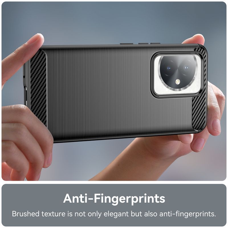 TechGlobe compatibile con Huawei Nova11 Custodia protettiva Nova11pro Honor 100 Silicone Copertura completa 100pro Spazzolato_voghion.com