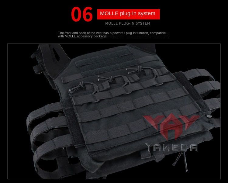 YAKEDA Taktische Trainingsweste Outdoor-Kampfweste Weste Wild Survival Abenteuer Campingausrüstung_voghion.com