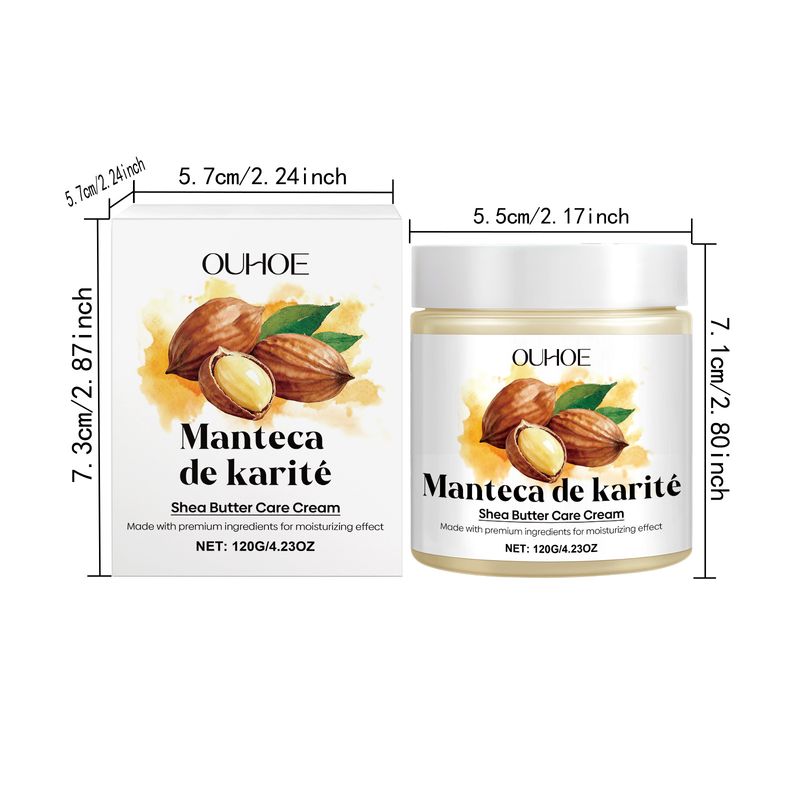 Crema idratante per labbra multi-effetto OUHOE per viso e corpo con glicerina, burro di karité e vitamina E_voghion.com