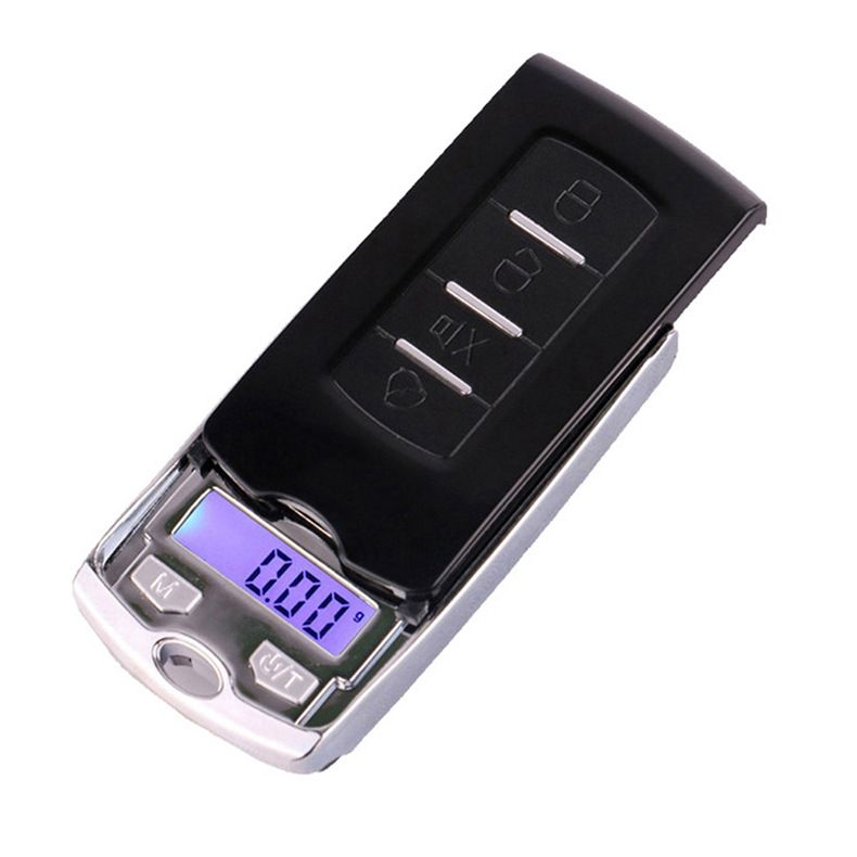 Bilnøkkel Elektronisk Vekt Mini Smykker Gull Smykker Vekt Miniatyr Veieinstrument Presisjon 0,01g Palm Scale_voghion.com