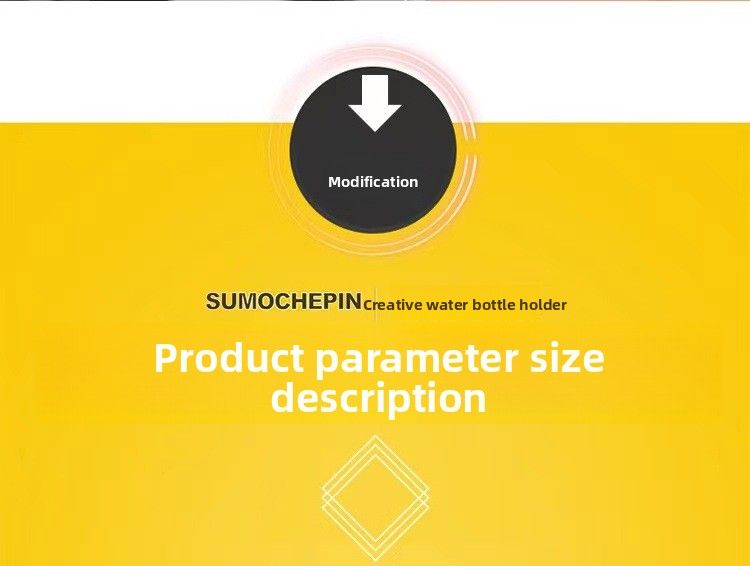 Texte rapide Accessoires de voiture Moto Boisson Vélo Vélo électrique Tasse Porte-bouteille d'eau Pièces de modification_voghion.com