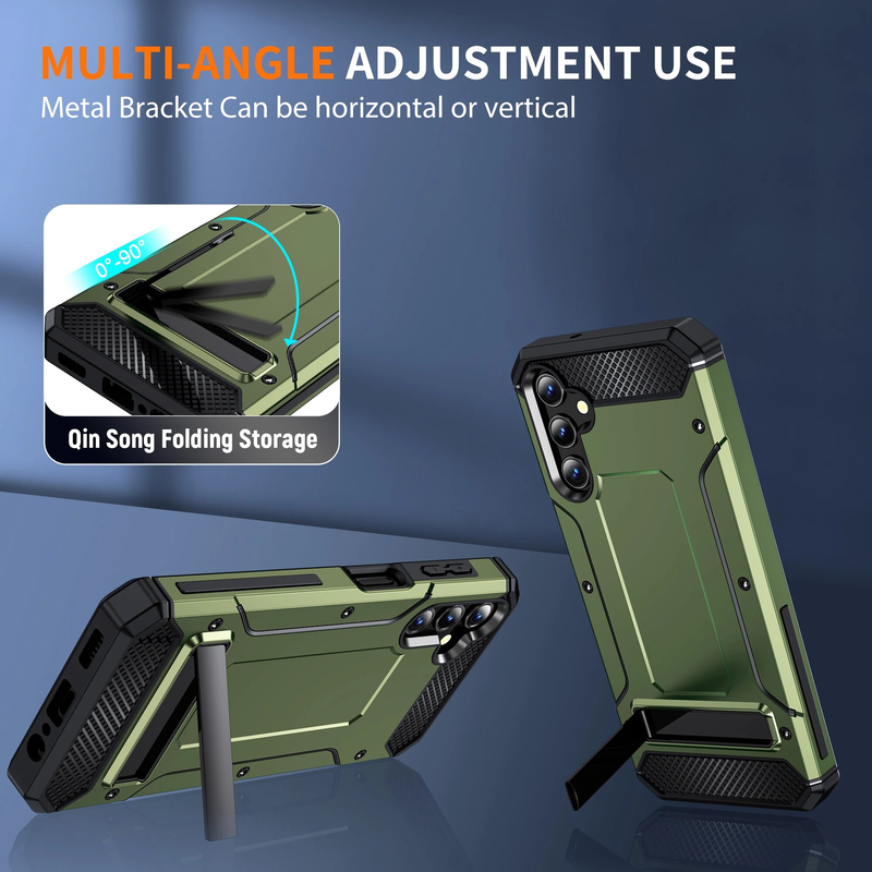 Anti-Knock Hard Phone Armor Case for Samsung Galaxy A54 A14 A34 A04S A53 S23 FE S24 Ultra A33 5G A13 A52S A52 S21 S22_voghion.com