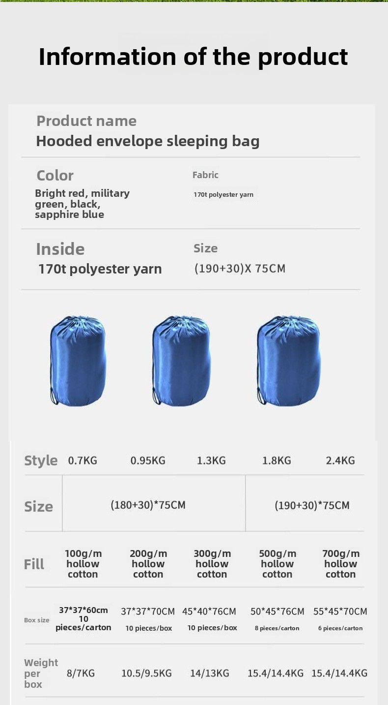 Winterschlafsack für Erwachsene, geeignet für Outdoor-Aktivitäten wie Camping, Reisen und Bergsteigen – schmutzabweisend_voghion.com