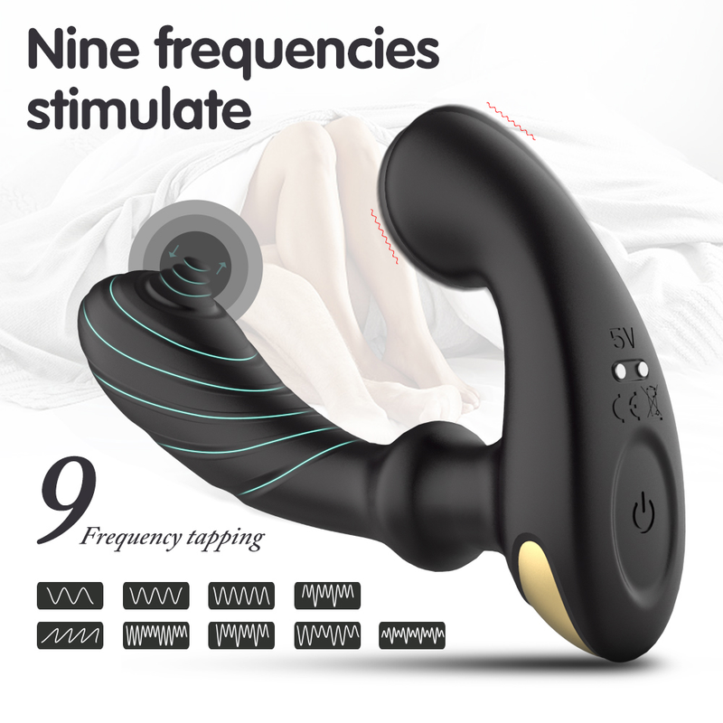 Masajeador masculino de próstata, vibradores anales con tapón Anal para hombres, masturbador, consolador con Control remoto, vibrador_voghion.com